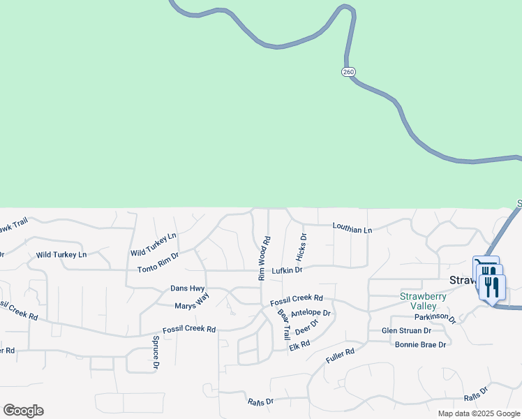 map of restaurants, bars, coffee shops, grocery stores, and more near 8683 Wingfield Way in Pine