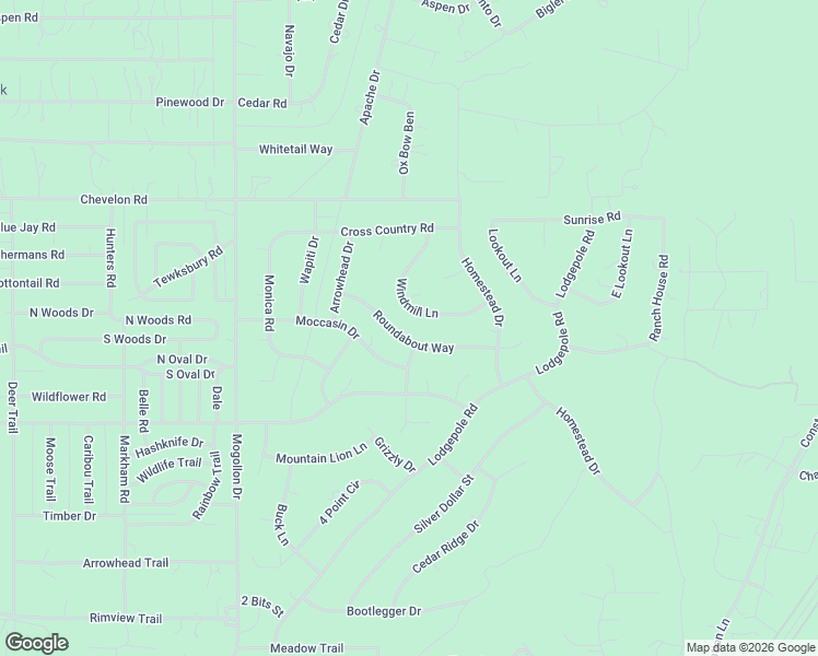 map of restaurants, bars, coffee shops, grocery stores, and more near 2240 Roundabout Way in Navajo County