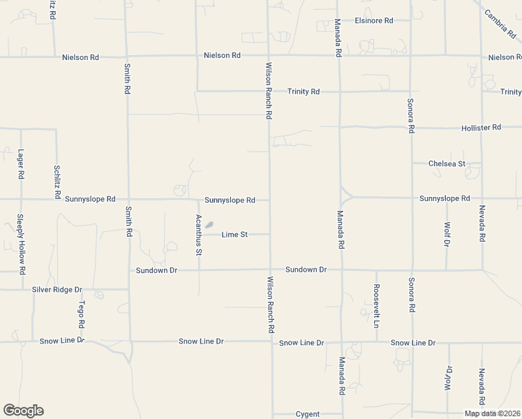 map of restaurants, bars, coffee shops, grocery stores, and more near 8867 Wilson Ranch Road in Phelan