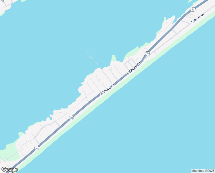 map of restaurants, bars, coffee shops, grocery stores, and more near 1509 S Shore Dr in Surf City