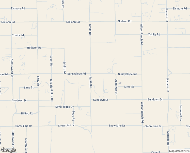 map of restaurants, bars, coffee shops, grocery stores, and more near 8855 Smith Road in Phelan