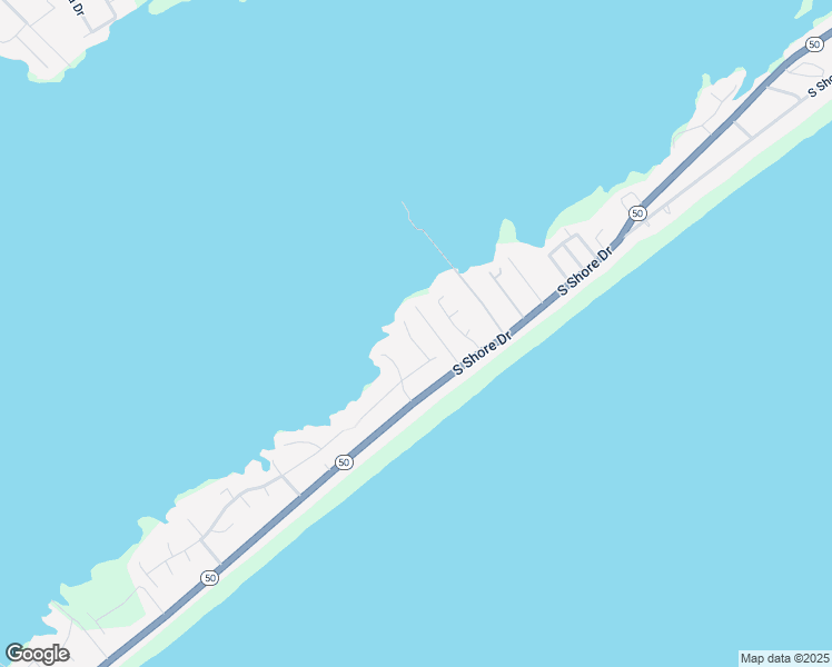 map of restaurants, bars, coffee shops, grocery stores, and more near 56 North Ridge in Surf City