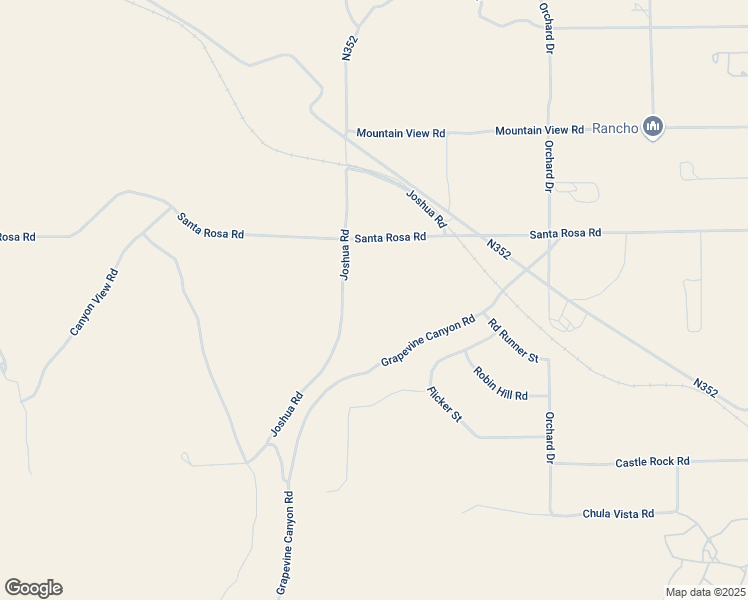 map of restaurants, bars, coffee shops, grocery stores, and more near Joshua Road in Apple Valley