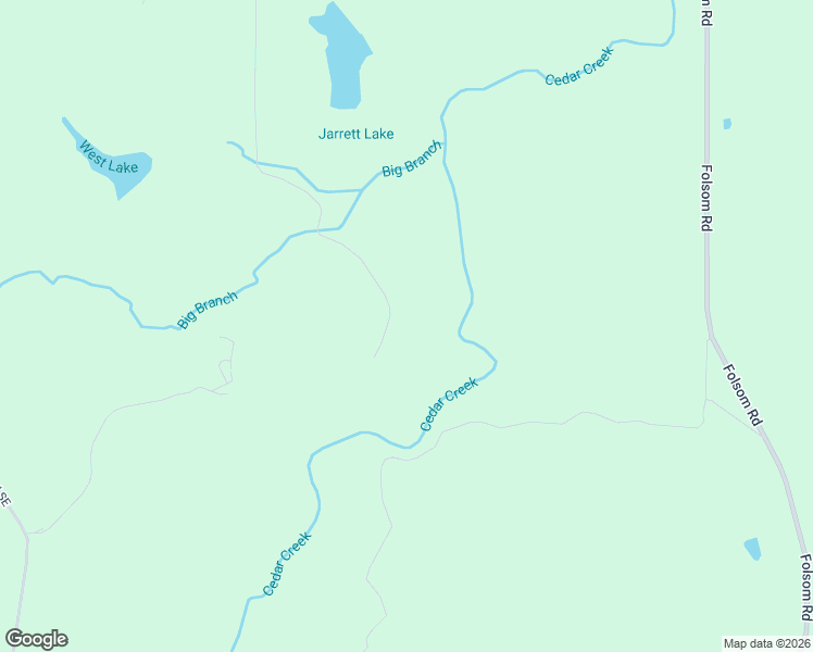 map of restaurants, bars, coffee shops, grocery stores, and more near 627B Pine Hill Road Southeast in Rydal