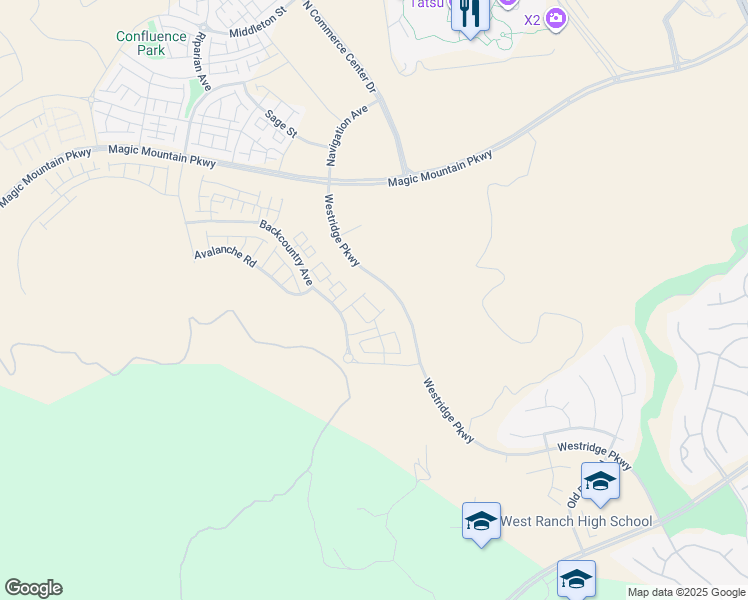 map of restaurants, bars, coffee shops, grocery stores, and more near 27228 Diamond Peak Lane in Los Angeles County