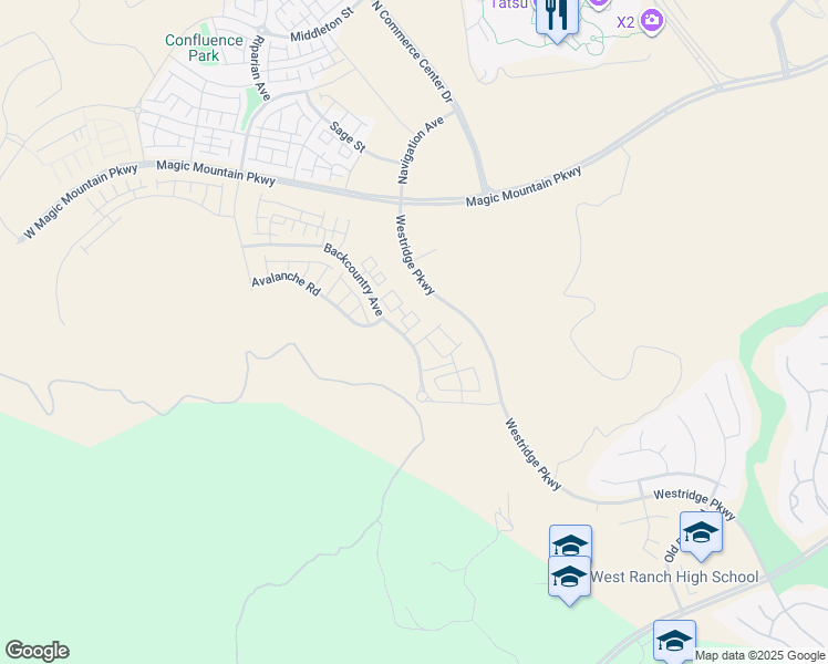 map of restaurants, bars, coffee shops, grocery stores, and more near 26669 Blue Hills Loop in Stevenson Ranch