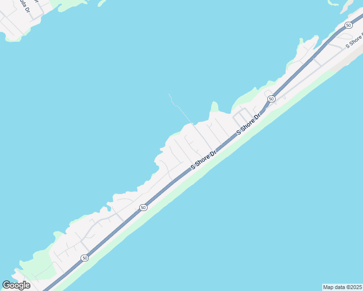 map of restaurants, bars, coffee shops, grocery stores, and more near 120 Shaes Landing in Surf City