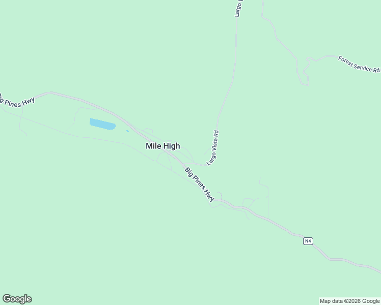 map of restaurants, bars, coffee shops, grocery stores, and more near 19845 Big Pines Highway in Valyermo