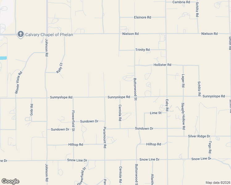 map of restaurants, bars, coffee shops, grocery stores, and more near 8982 Centola Road in Phelan