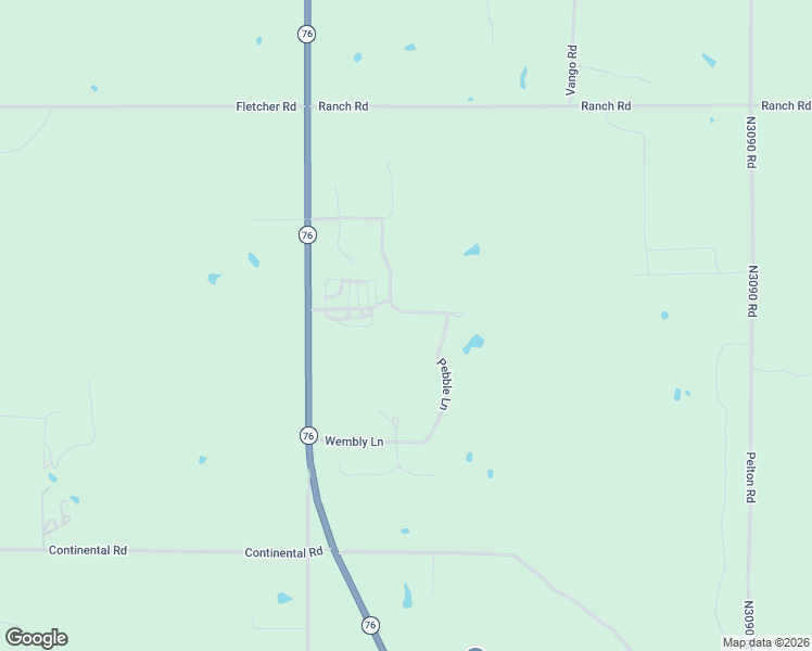 map of restaurants, bars, coffee shops, grocery stores, and more near 248 Pebble Lane in Ratliff City