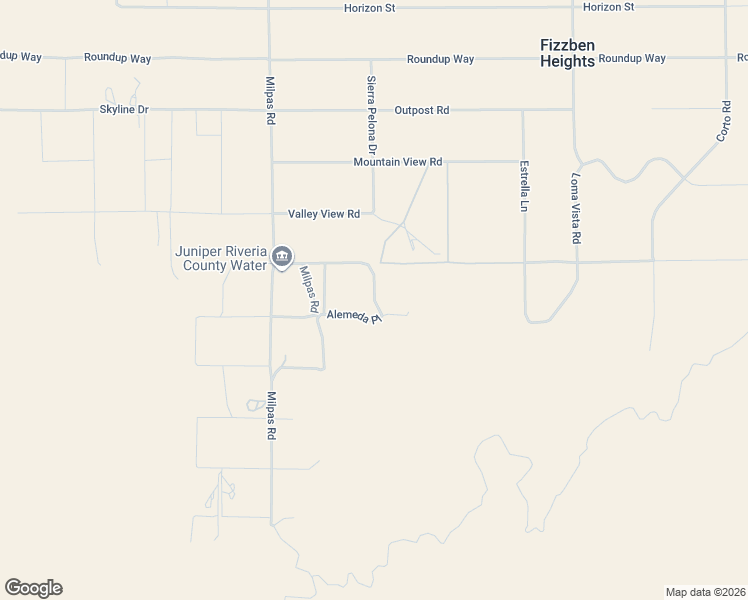 map of restaurants, bars, coffee shops, grocery stores, and more near 25885 Santa Rosa Road in Apple Valley