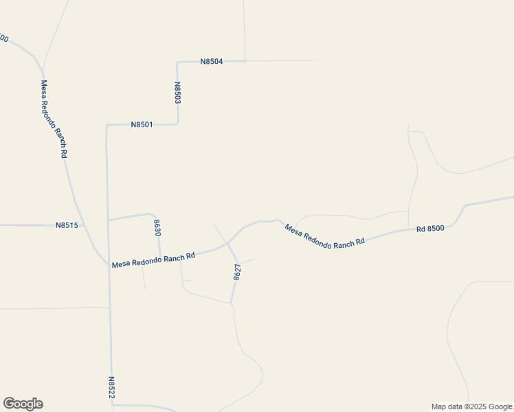 map of restaurants, bars, coffee shops, grocery stores, and more near Mesa Redondo Ranch Road in Concho