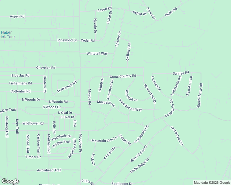 map of restaurants, bars, coffee shops, grocery stores, and more near 2228 Roundabout Way in Navajo County