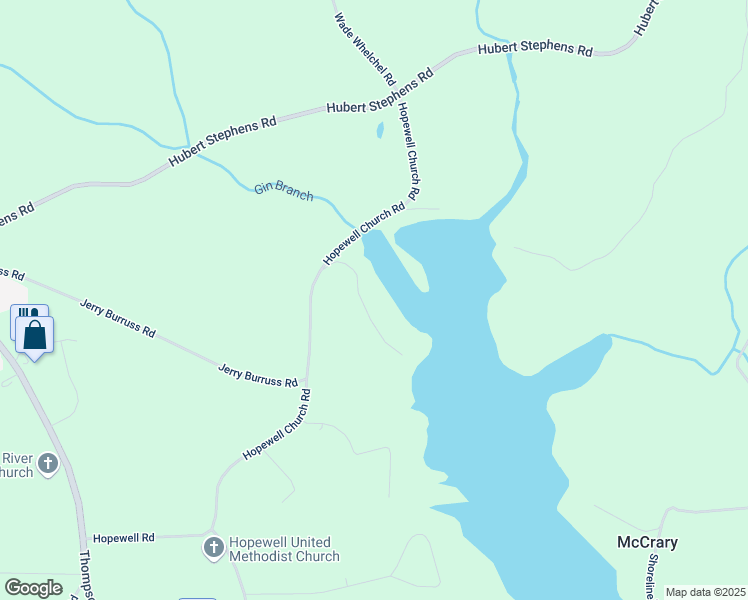 map of restaurants, bars, coffee shops, grocery stores, and more near 5137 Smith Lane in Gainesville