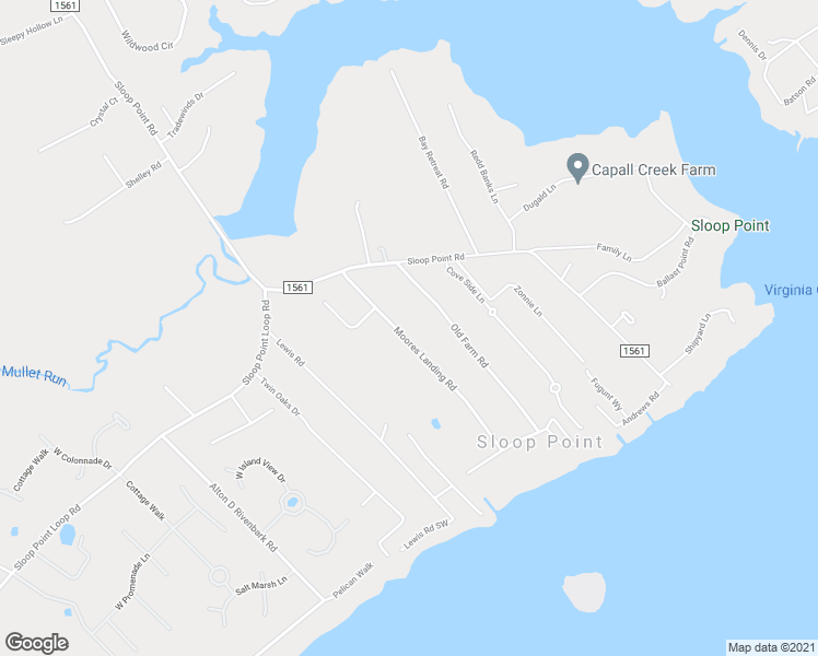 map of restaurants, bars, coffee shops, grocery stores, and more near 207 Moores Landing Road in Hampstead