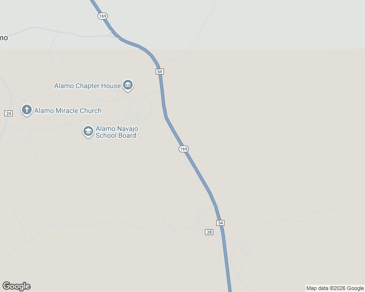 map of restaurants, bars, coffee shops, grocery stores, and more near Highway 169 in Alamo