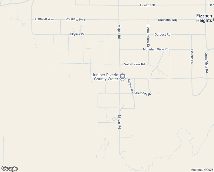 map of restaurants, bars, coffee shops, grocery stores, and more near 25623 Santa Rosa Road in Apple Valley