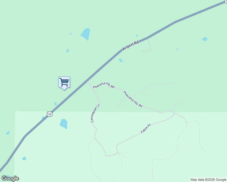 map of restaurants, bars, coffee shops, grocery stores, and more near 196 Peaceful Hills Drive in Bonnerdale