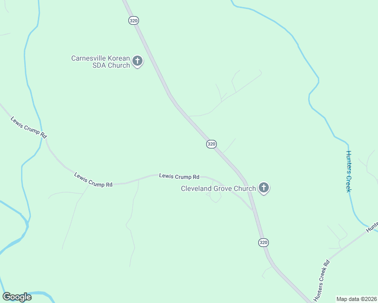 map of restaurants, bars, coffee shops, grocery stores, and more near 384 Lewis Crump Road in Carnesville