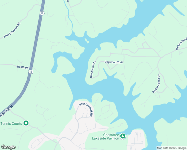 map of restaurants, bars, coffee shops, grocery stores, and more near 8091 Beachwood Drive in Murrayville