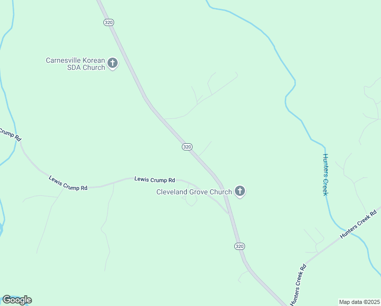 map of restaurants, bars, coffee shops, grocery stores, and more near 5419 Georgia 320 in Carnesville