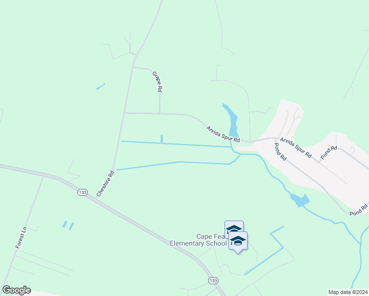 map of restaurants, bars, coffee shops, grocery stores, and more near 1055 Cheshire Road in Rocky Point