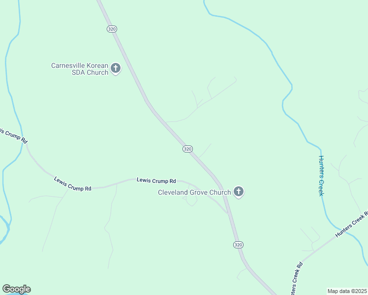 map of restaurants, bars, coffee shops, grocery stores, and more near 5419 Georgia 320 in Carnesville