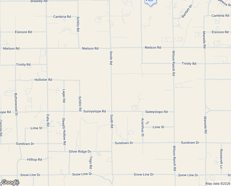 map of restaurants, bars, coffee shops, grocery stores, and more near 9035 Smith Road in Phelan