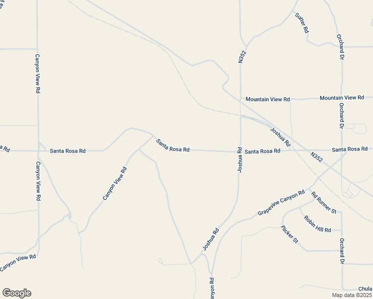 map of restaurants, bars, coffee shops, grocery stores, and more near Santa Rosa Road in San Bernardino County