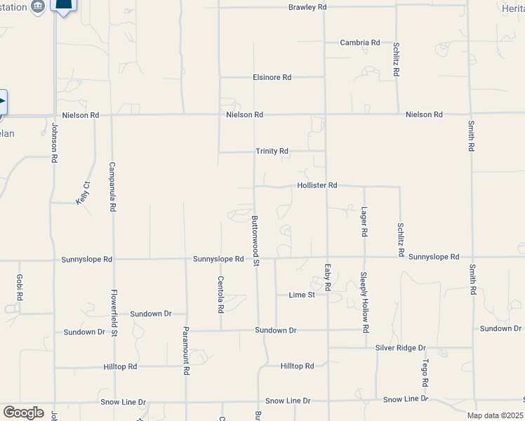 map of restaurants, bars, coffee shops, grocery stores, and more near 9025 Buttonwood Street in Phelan