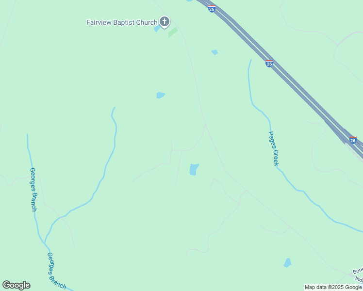 map of restaurants, bars, coffee shops, grocery stores, and more near 193 Hunnicutt Lane in Kinards