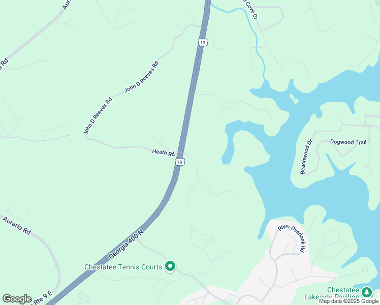 map of restaurants, bars, coffee shops, grocery stores, and more near 4470 Georgia 400 in Dawsonville