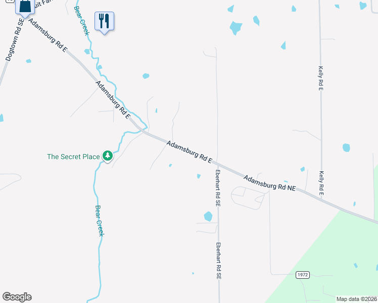 map of restaurants, bars, coffee shops, grocery stores, and more near 1816 County Road 78 in Fort Payne