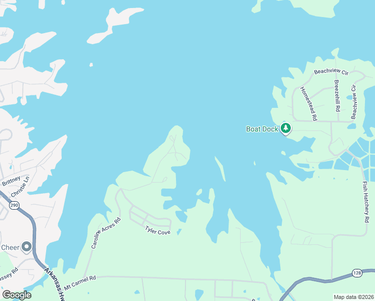 map of restaurants, bars, coffee shops, grocery stores, and more near 458 Caroline Acres Point in Hot Springs