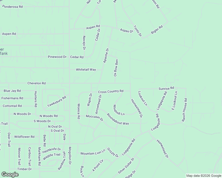 map of restaurants, bars, coffee shops, grocery stores, and more near 2225 Cross Country Road in Navajo County