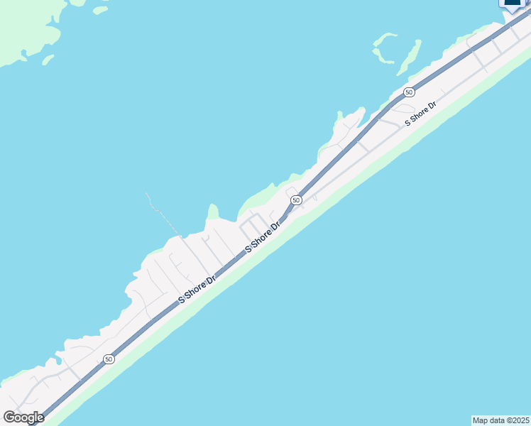 map of restaurants, bars, coffee shops, grocery stores, and more near 101 Windward Drive in Surf City