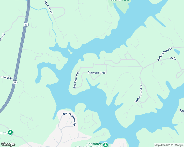 map of restaurants, bars, coffee shops, grocery stores, and more near 7742 Elm Circle in Murrayville