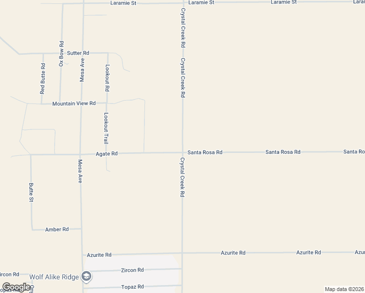 map of restaurants, bars, coffee shops, grocery stores, and more near Crystal Creek Road in Lucerne Valley