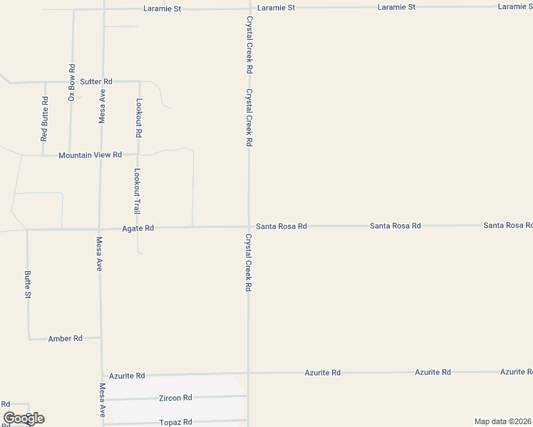map of restaurants, bars, coffee shops, grocery stores, and more near 9094 Crystal Creek Road in Lucerne Valley