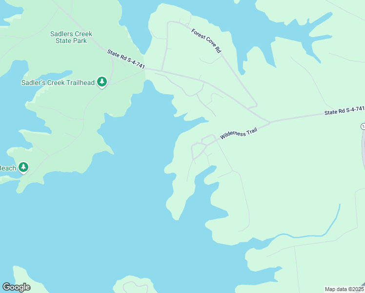 map of restaurants, bars, coffee shops, grocery stores, and more near 1416 Wilderness Trail in Anderson