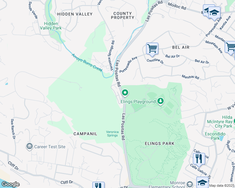 map of restaurants, bars, coffee shops, grocery stores, and more near in Santa Barbara County