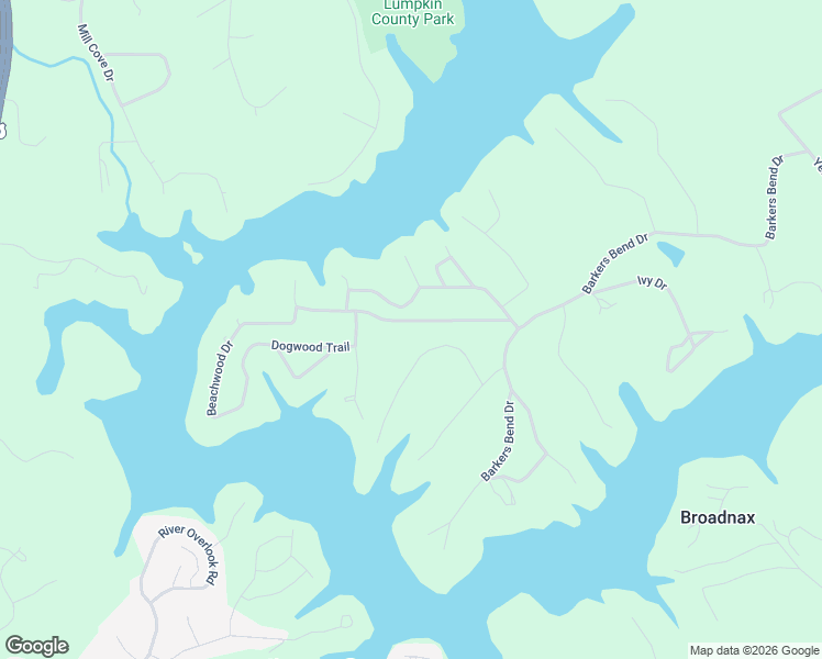 map of restaurants, bars, coffee shops, grocery stores, and more near 7457 Dogwood Trail in Murrayville