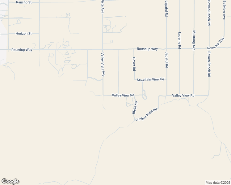 map of restaurants, bars, coffee shops, grocery stores, and more near 23777 Valley View Road in Apple Valley