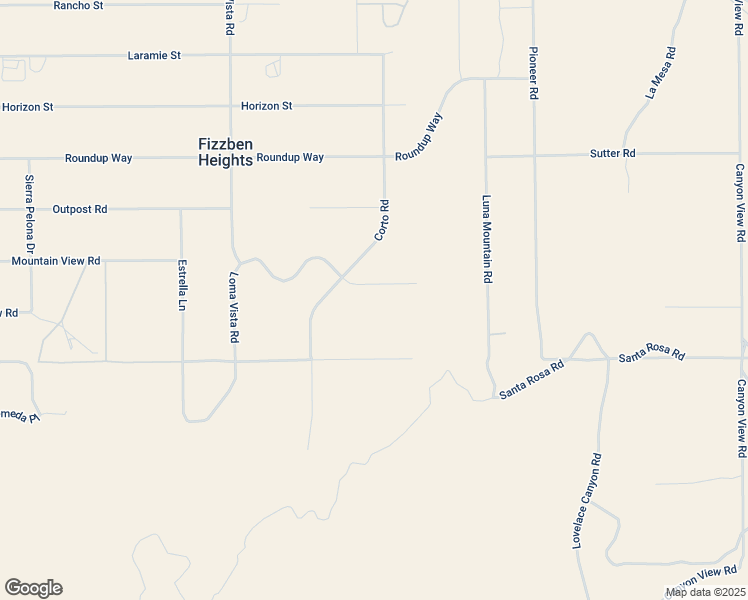 map of restaurants, bars, coffee shops, grocery stores, and more near Mountain View Road in San Bernardino County