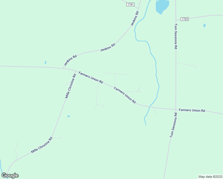 map of restaurants, bars, coffee shops, grocery stores, and more near 2141 Farmers Union Road in Clarkton