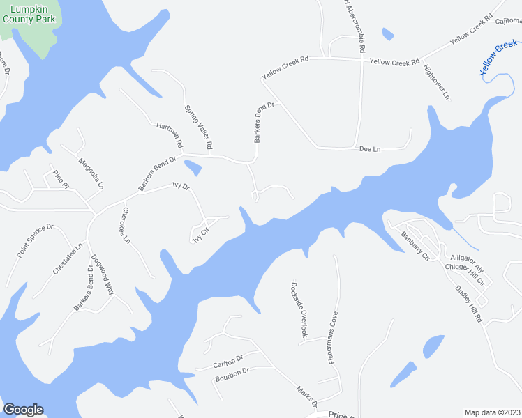 map of restaurants, bars, coffee shops, grocery stores, and more near 6940 Underwood Drive in Murrayville
