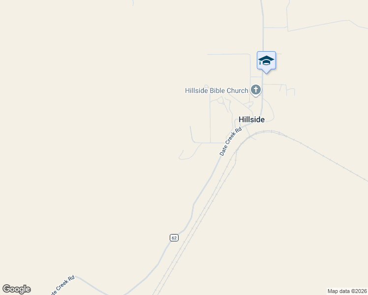 map of restaurants, bars, coffee shops, grocery stores, and more near 26175 Pecks Peak Road in Bagdad