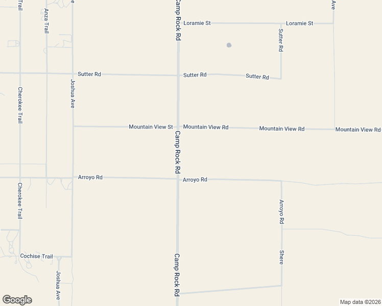 map of restaurants, bars, coffee shops, grocery stores, and more near 9025 Camp Rock Road in Lucerne Valley
