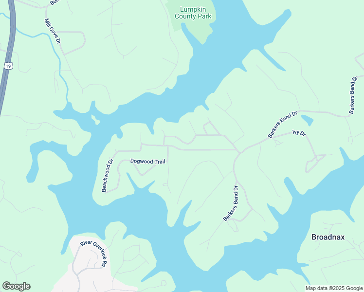 map of restaurants, bars, coffee shops, grocery stores, and more near 7469 Dogwood Trail in Murrayville