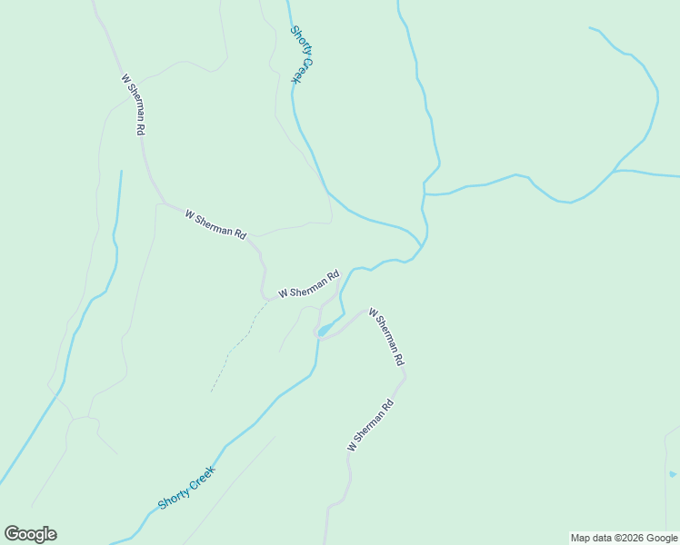 map of restaurants, bars, coffee shops, grocery stores, and more near Sherman Road in Antlers